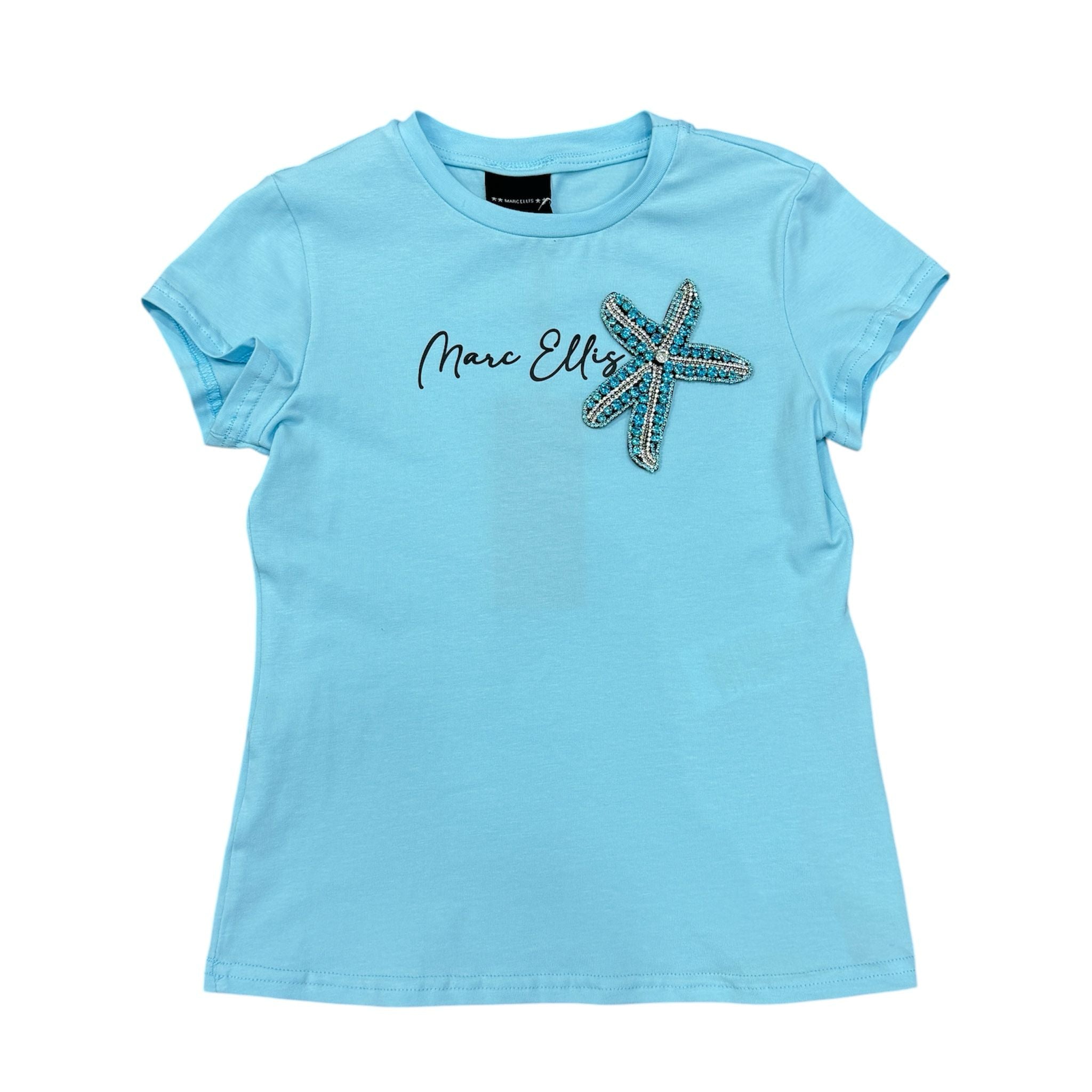 T-SHIRT MARC ELLIS BAMBINA AZZURRA