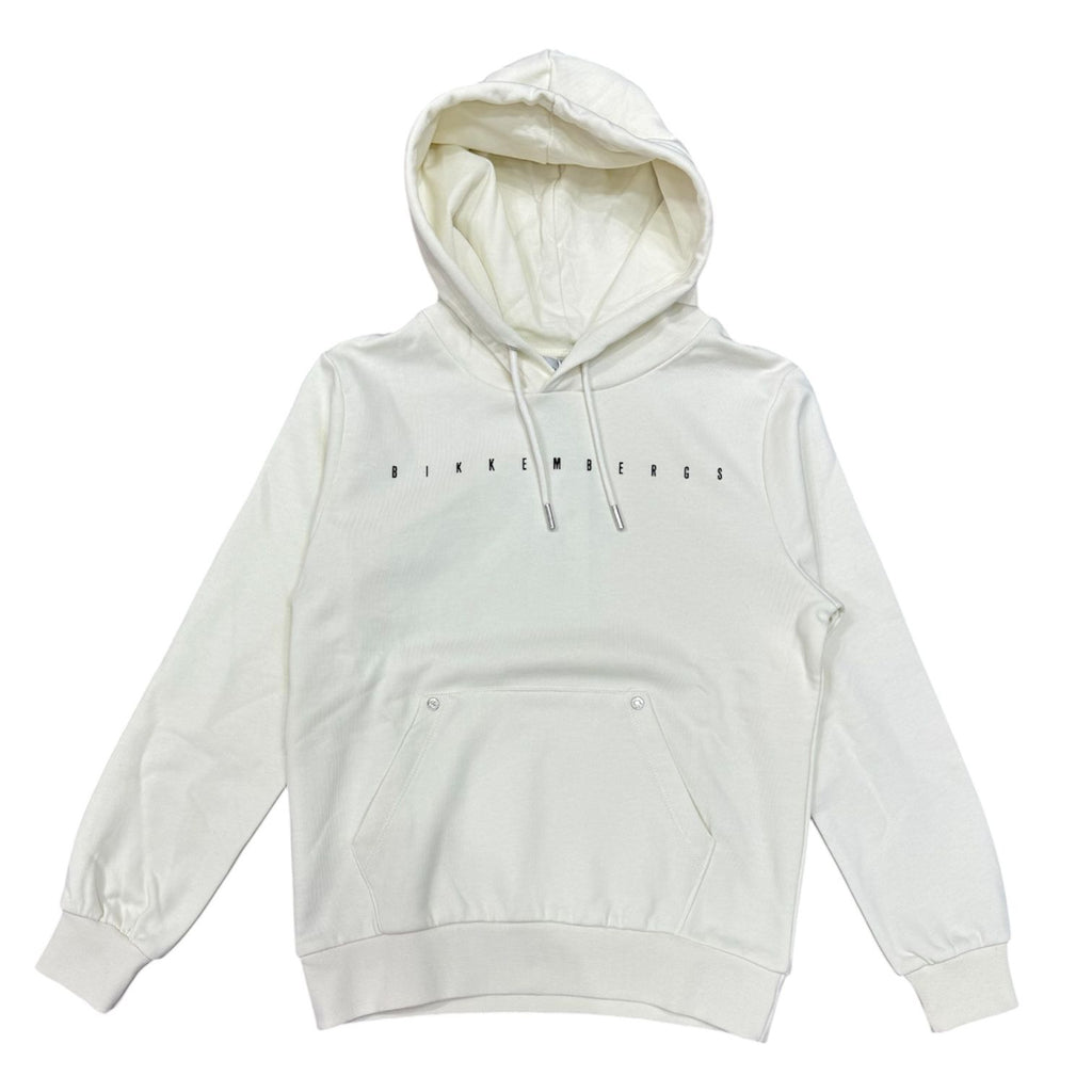 FELPA CON CAPPUCCIO BIKKEMBERGS BAMBINO BIANCA