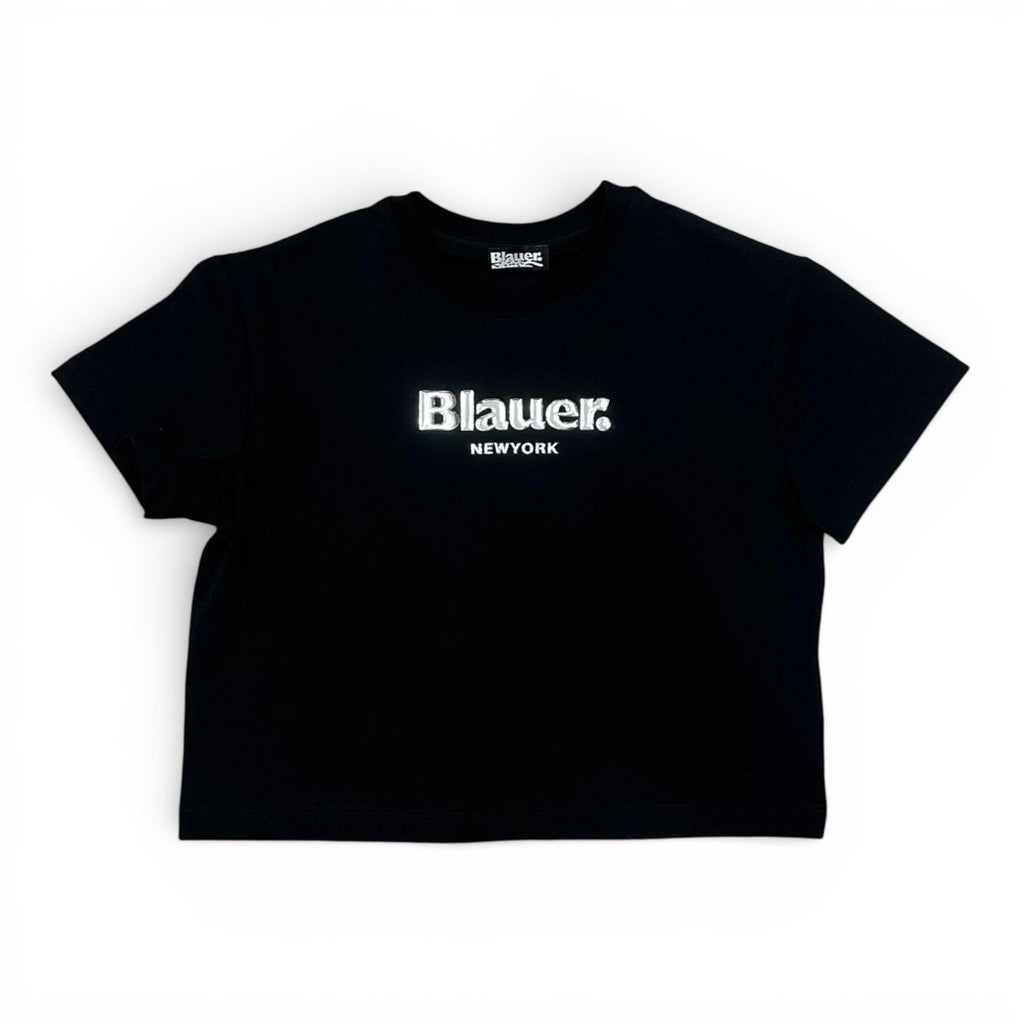 T-SHIRT IN COTONE BAMBINA NERA