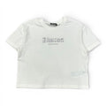 T-SHIRT IN COTONE BAMBINA BIANCA