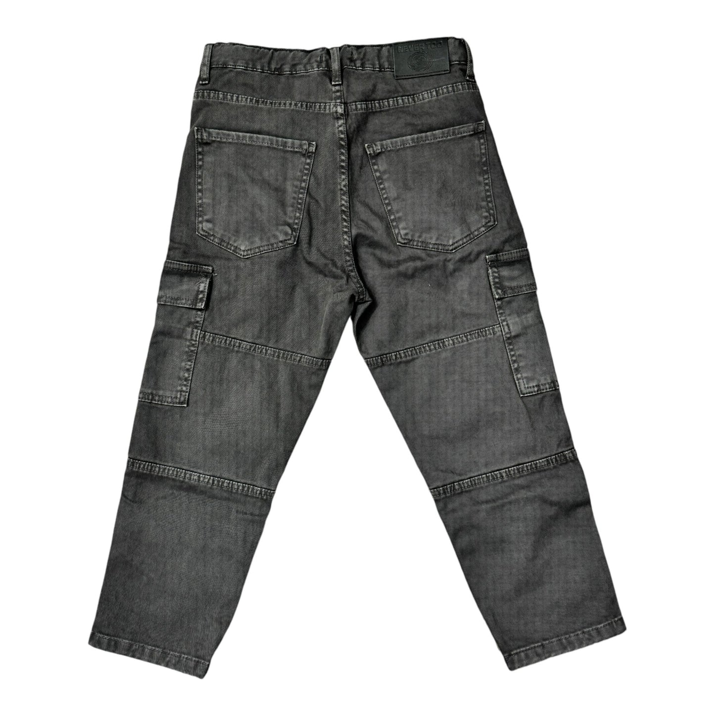 JEANS CARGO BAMBINO GRIGIO