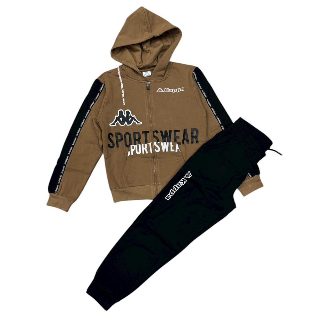 TUTA COMPLETA BAMBINO KAPPA MARRONE