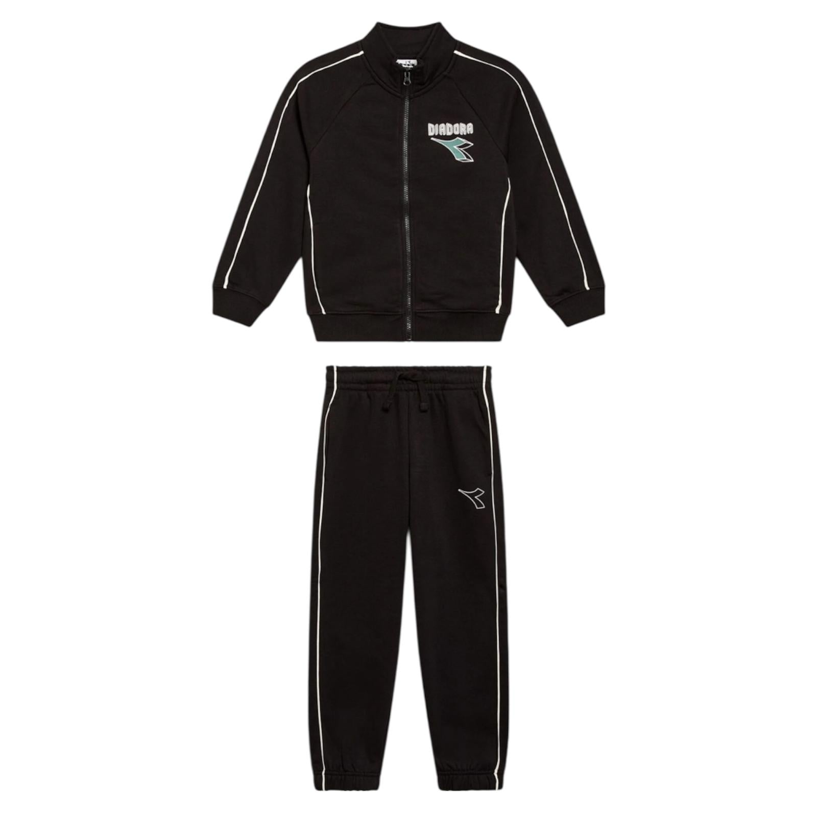 TUTA DIADORA BAMBINO NERA