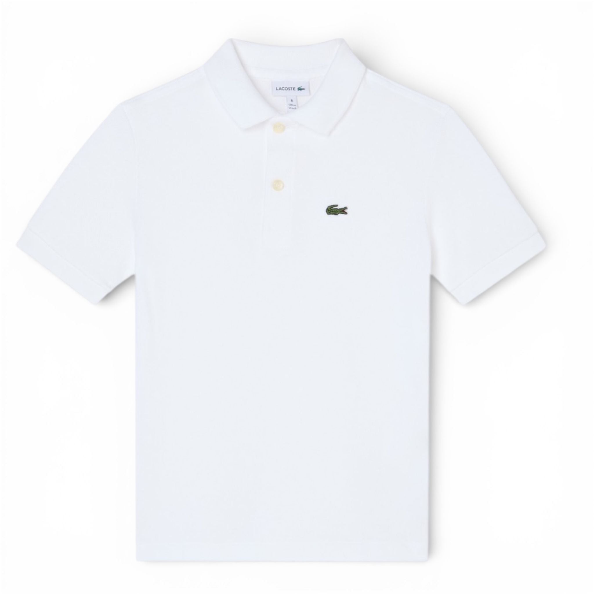 POLO IN PETIT PIQUE BIANCA