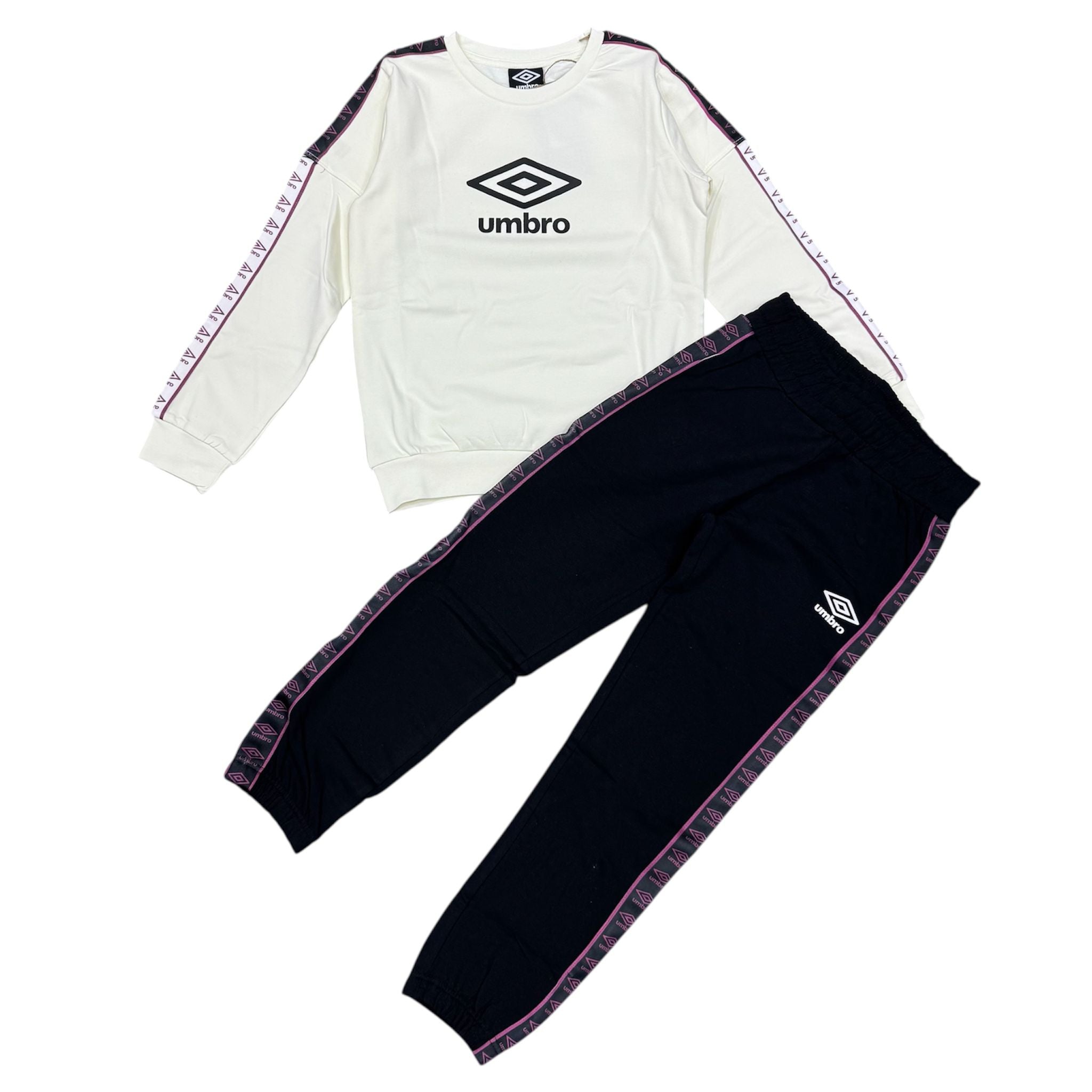 TUTA COMPLETA BAMBINA UMBRO PANNA