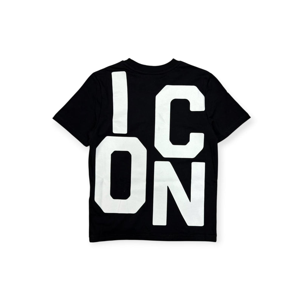 T-SHIRT BIG LOGO BAMBINO NERA