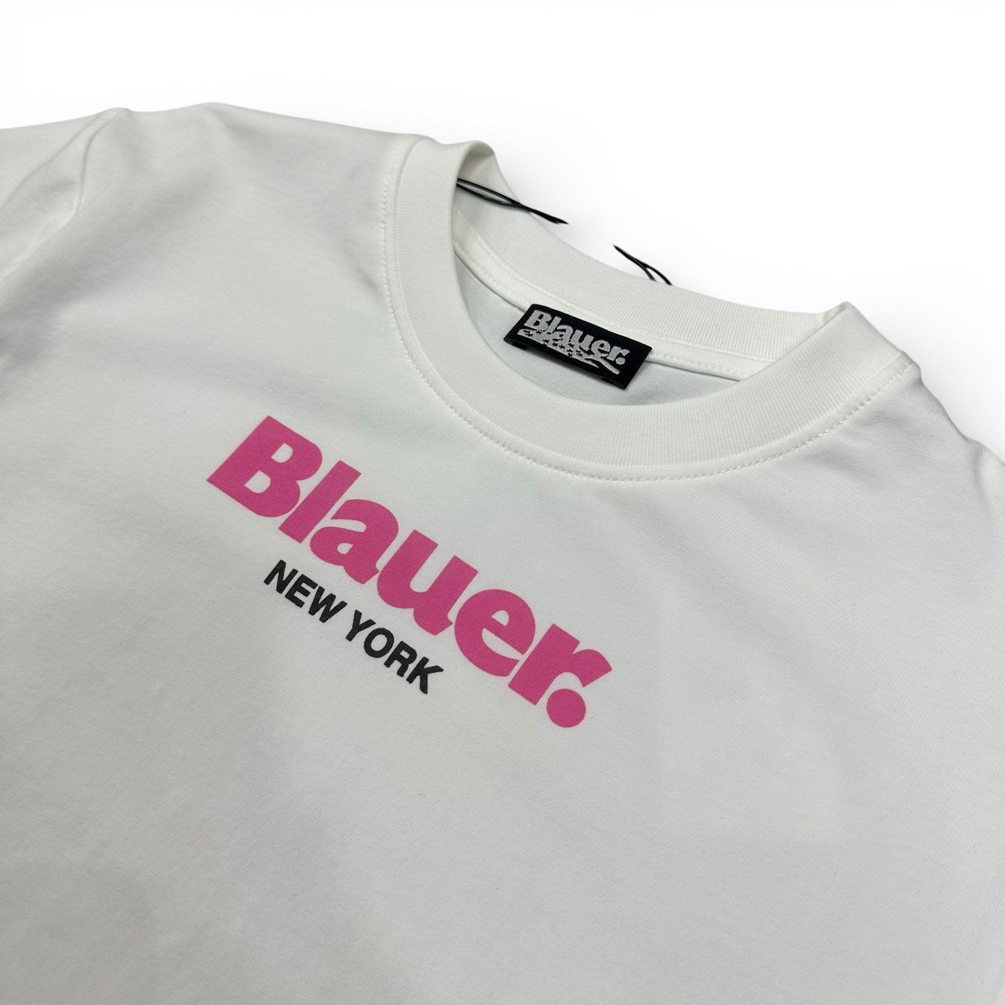 T-SHIRT IN COTONE BAMBINA BIANCA