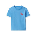 T-SHIRT LOGO BLU
