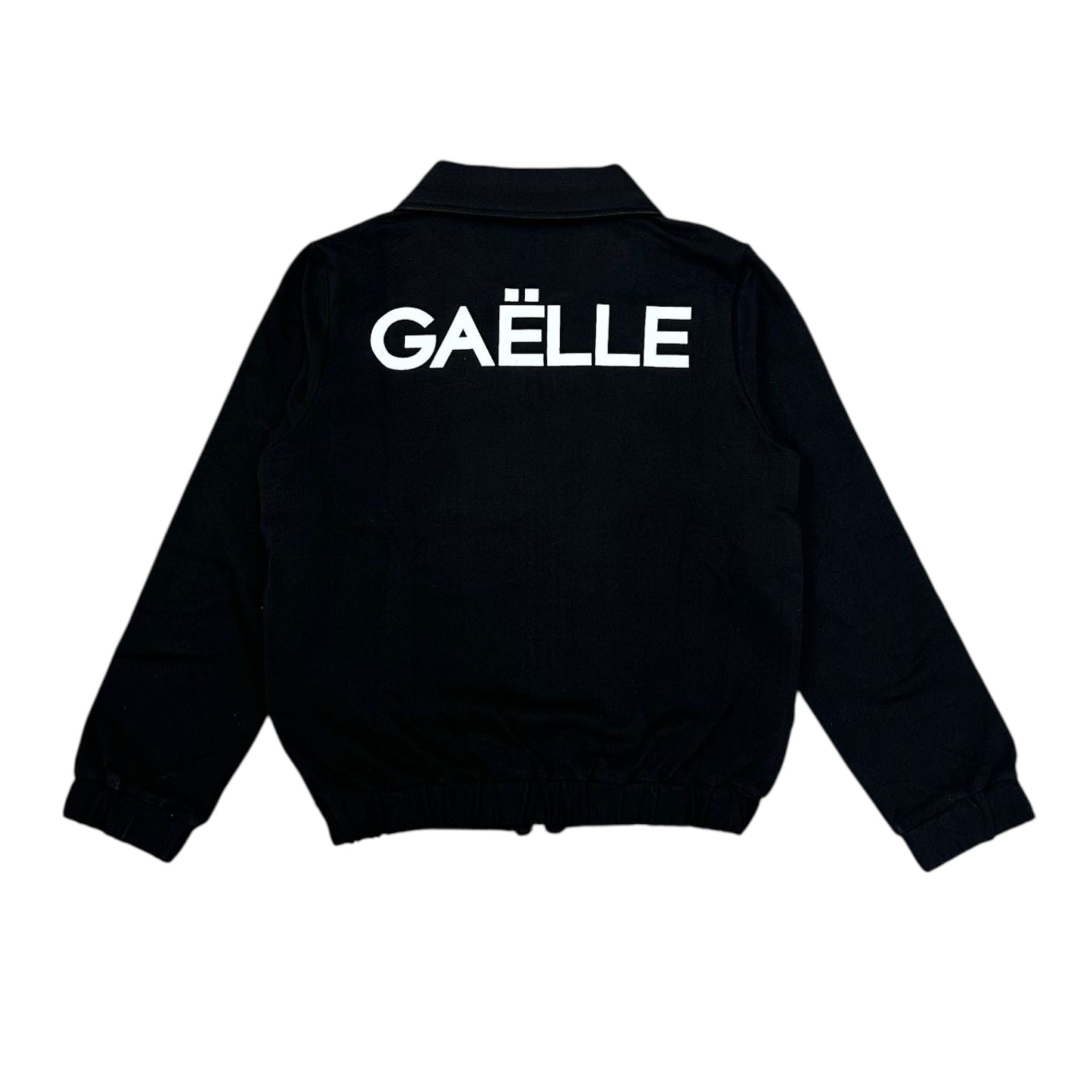 FELPA FULL ZIP BAMBINA NERA