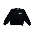 FELPA LOGO BAMBINO NERO