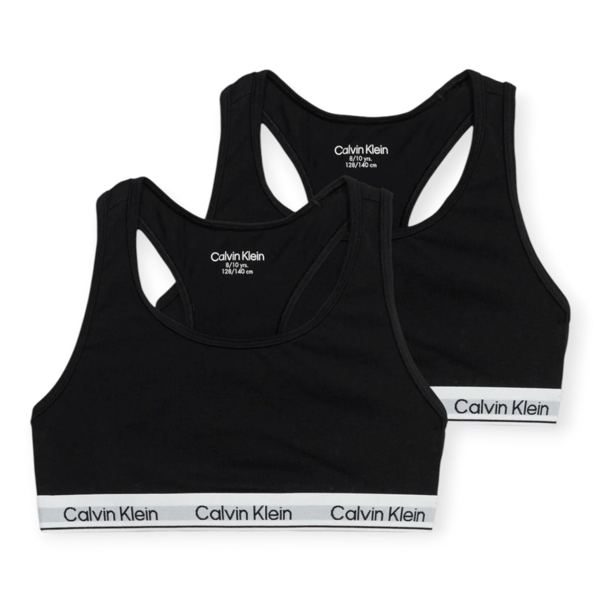 BRASSIERE BAMBINA IN CONFERIONE DA 2 NERO