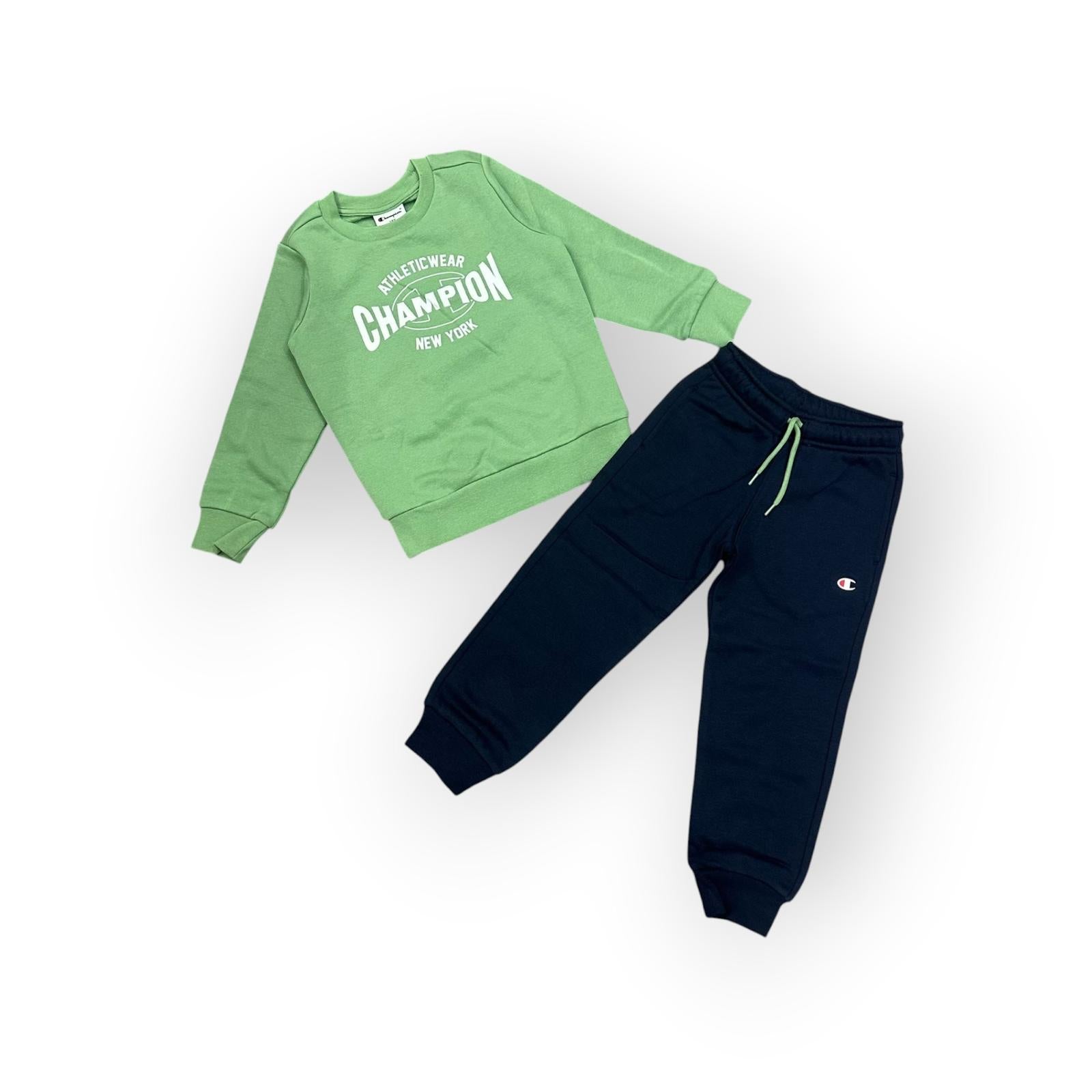 TUTA GIROCOLLO DA BAMBINO VERDE