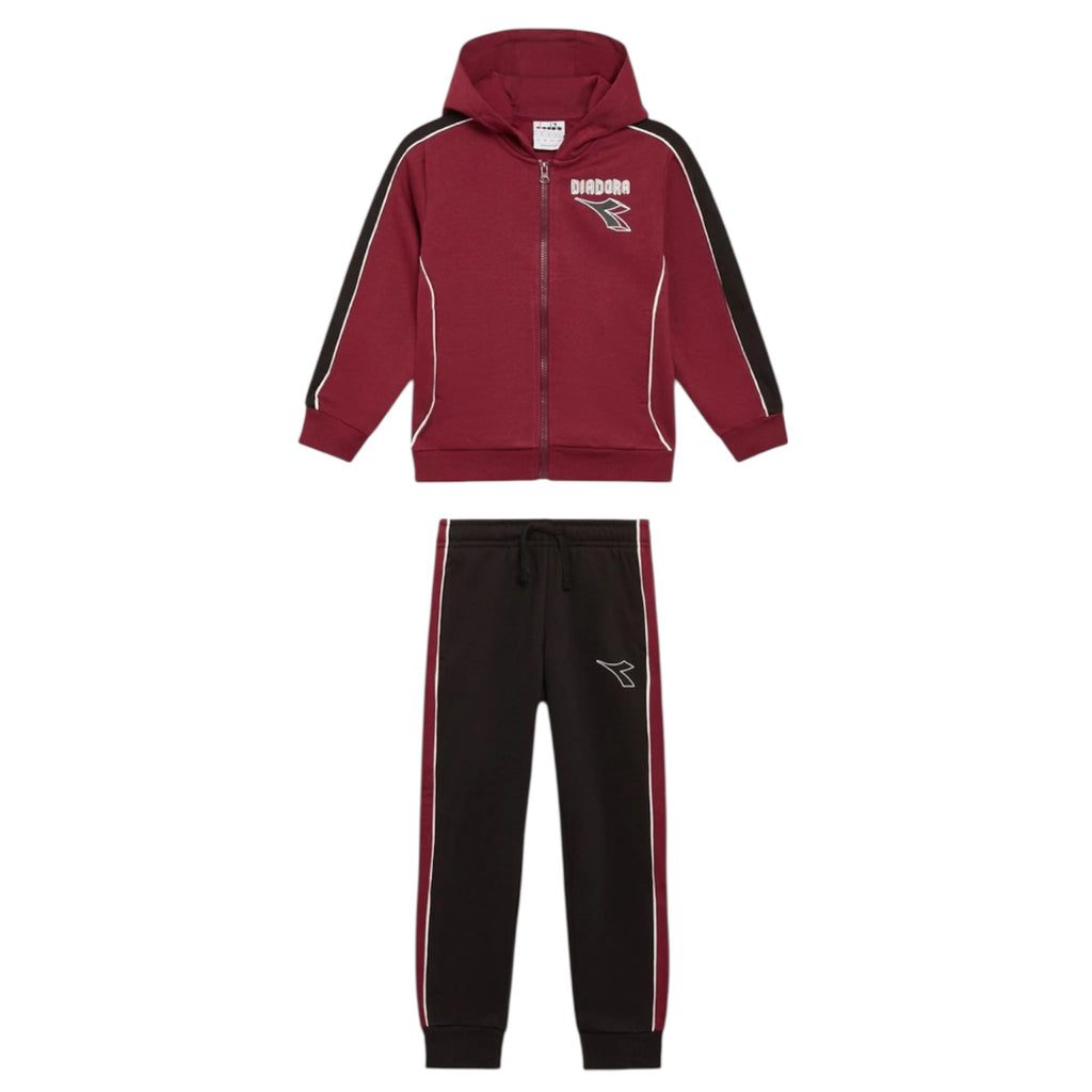 TUTA DIADORA BAMBINO BORDEAUX