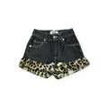 SHORT DENIM BAMBINA NERO