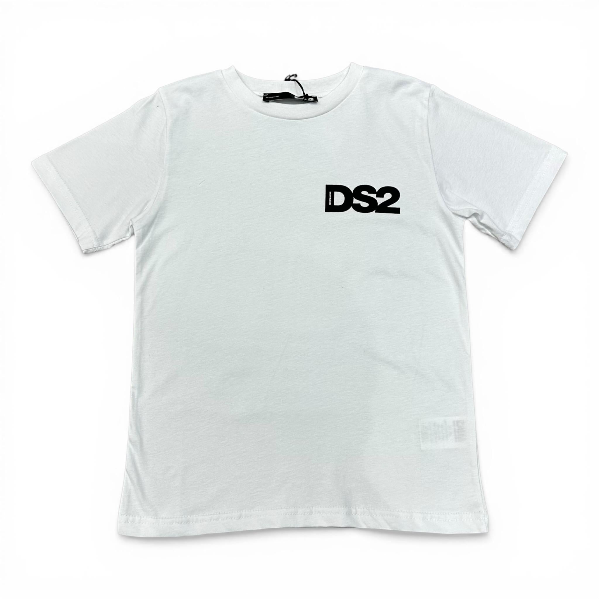 T-SHIRT BASIC CON LOGO BIANCA