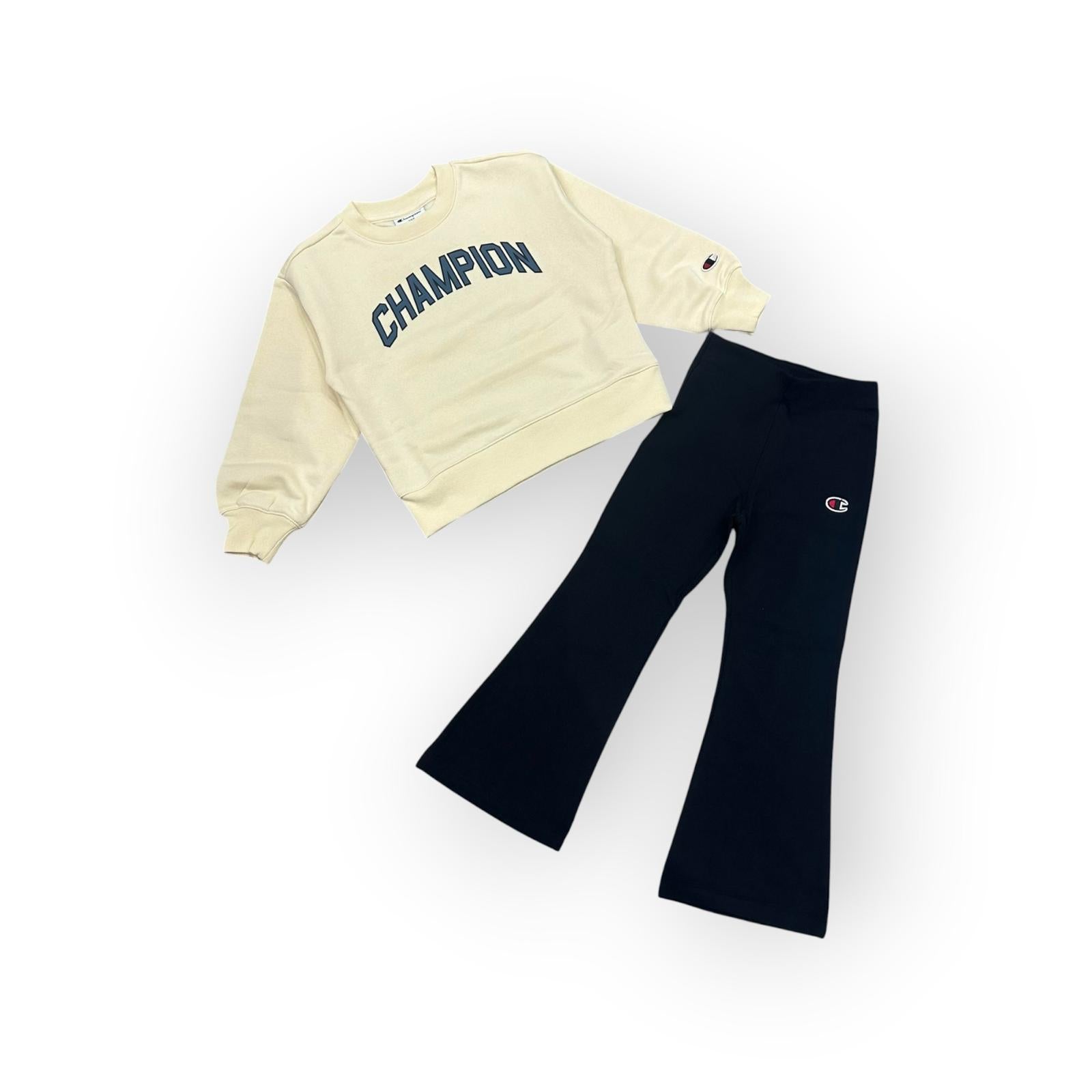 TUTA GIROCOLLO BAMBINA BEIGE