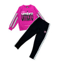 TUTA UMBRO BAMBINA FUXIA FELPATA