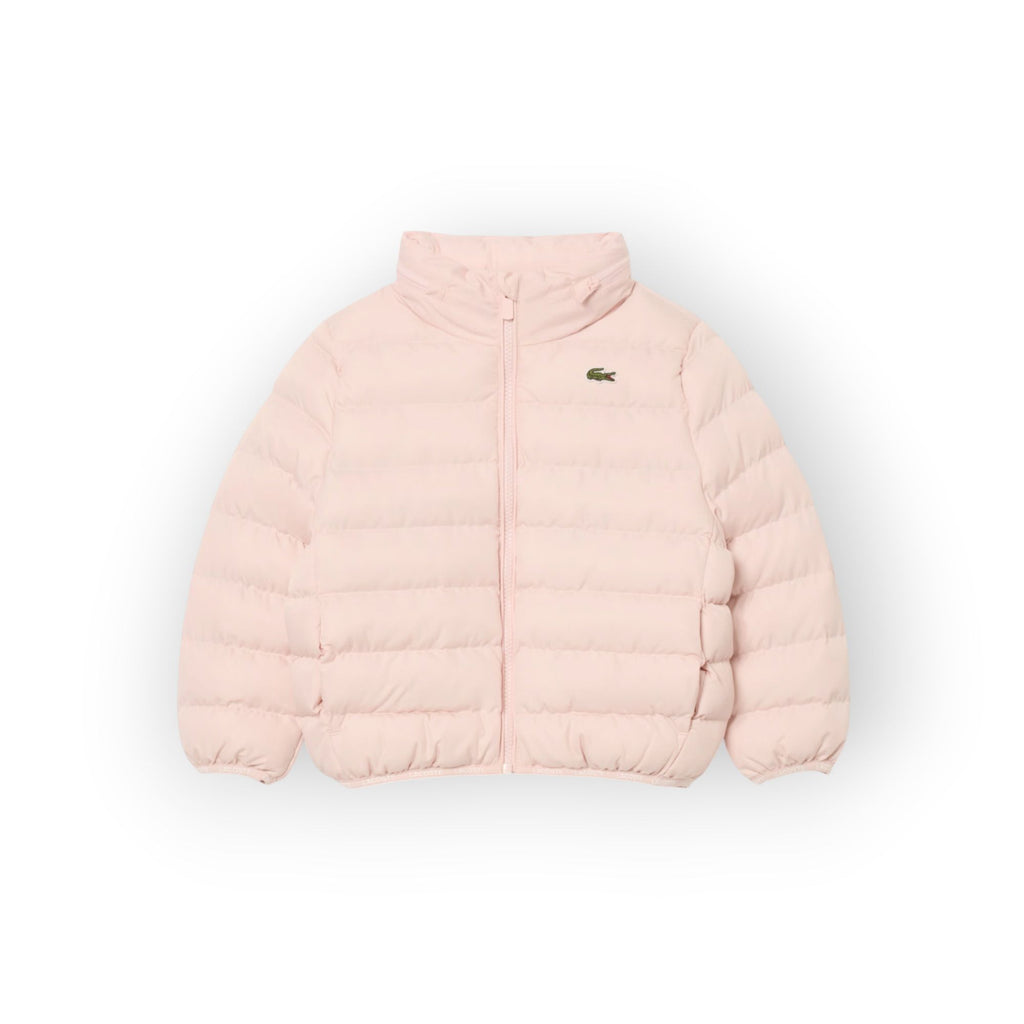 PIUMINO CON CAPPUCCIO FODERATO FELPATO ROSA