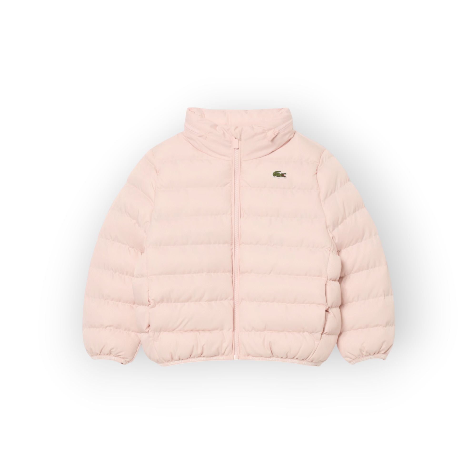 PIUMINO CON CAPPUCCIO FODERATO FELPATO ROSA