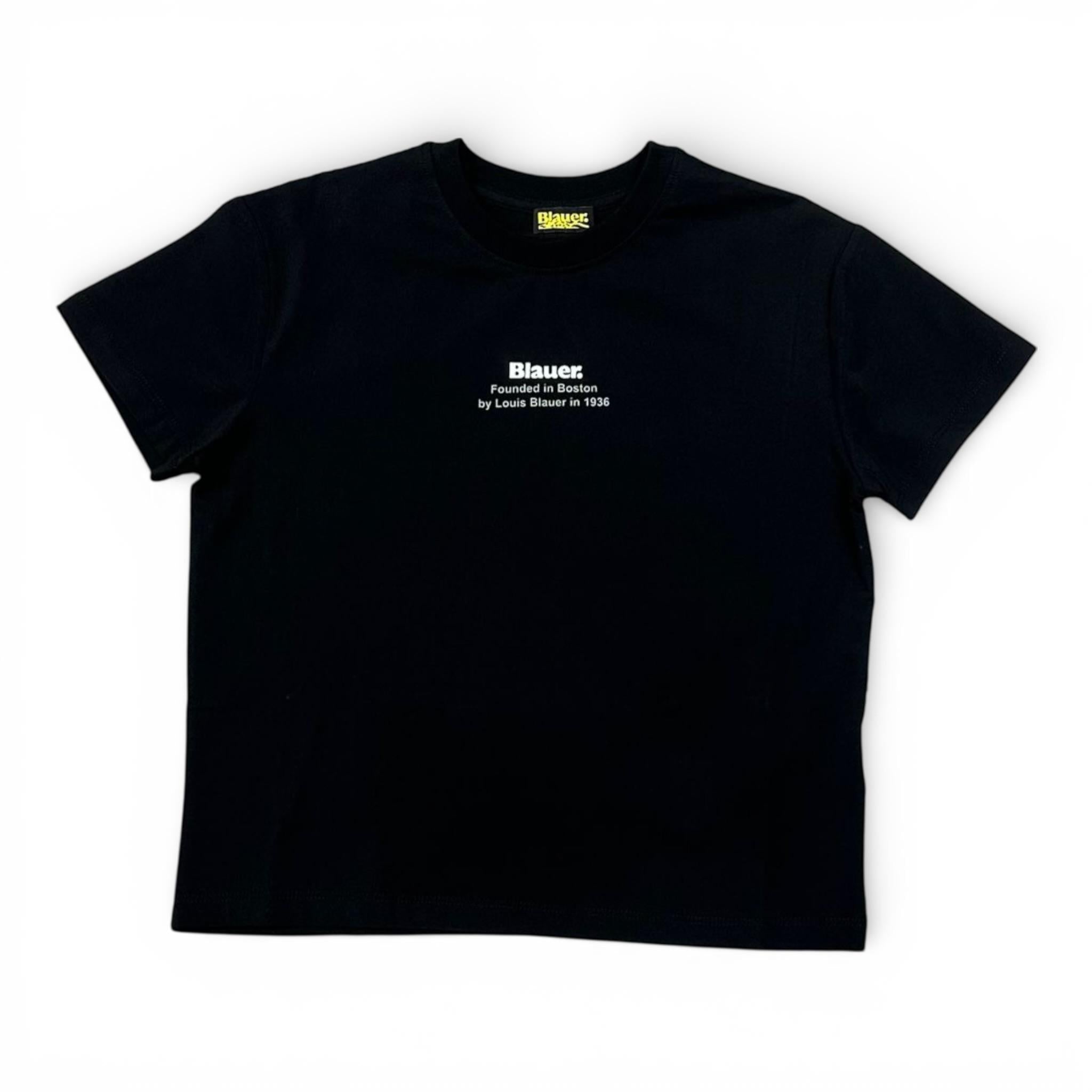 T-SHIRT IN COTONE BAMBINO NERA