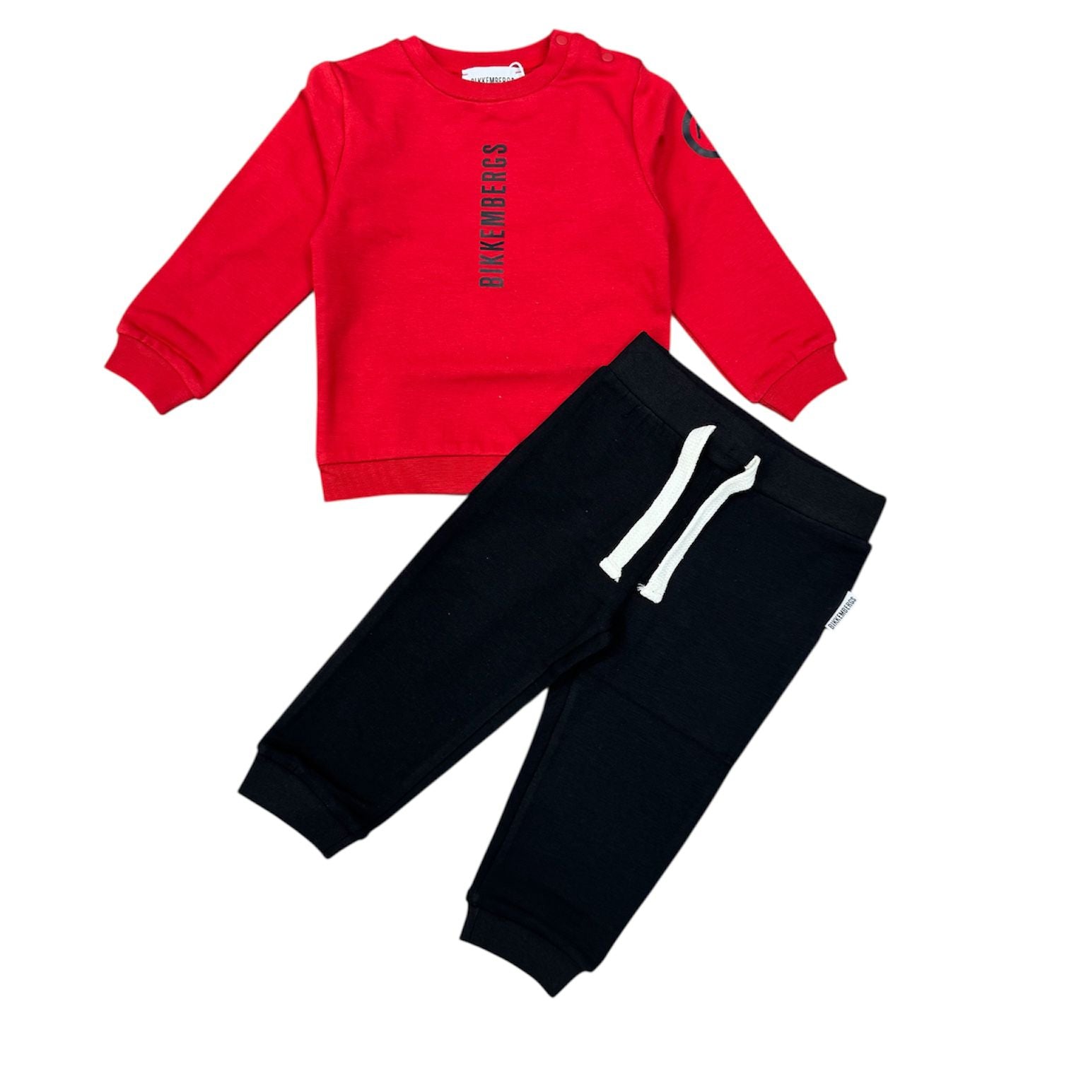 TUTA COMPLETA BIKKEMBERGS BAMBINO ROSSA