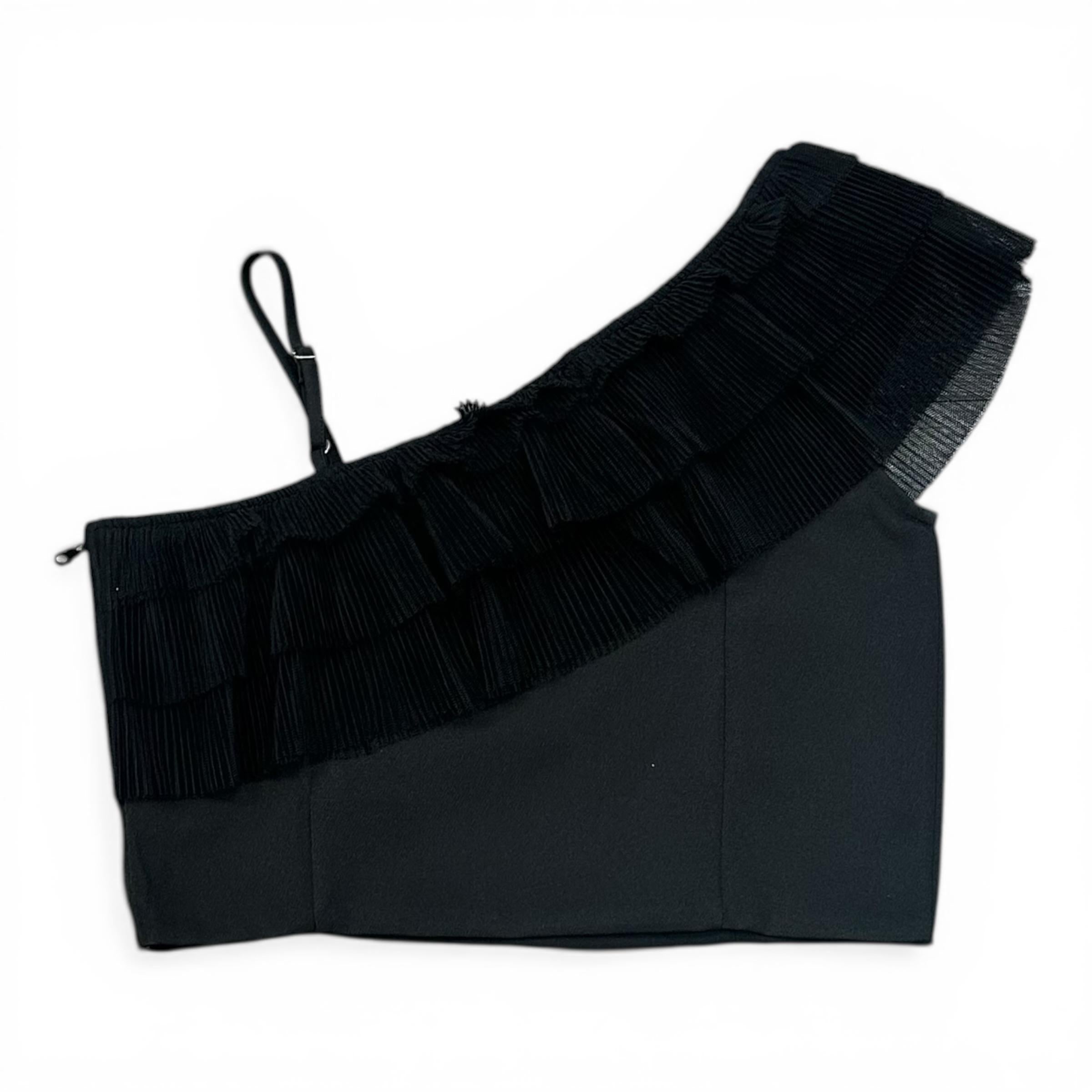 TOP TULLE BAMBINA NERA