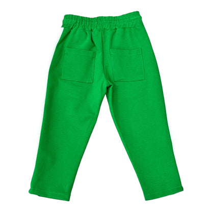 TUTA CON ZIP VERDE BAMBINO