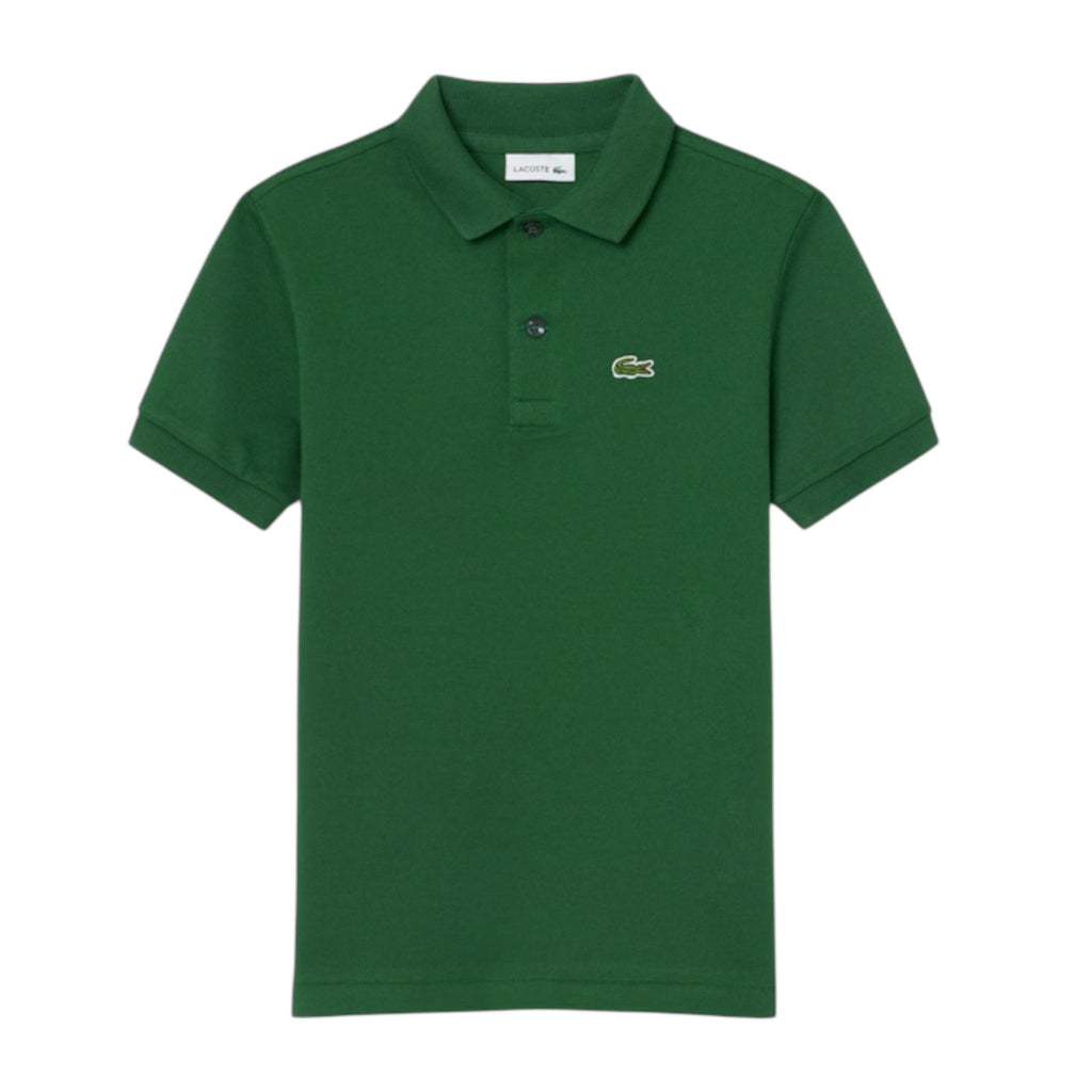 POLO IN PETIT PIQUE VERDE