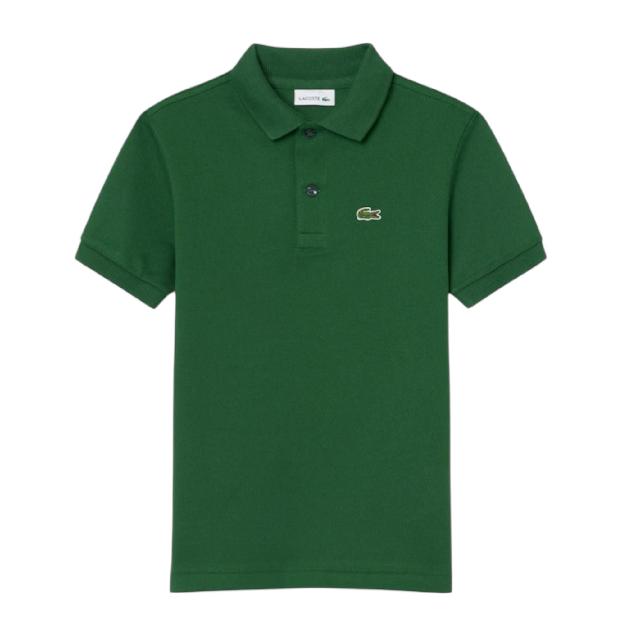POLO IN PETIT PIQUE VERDE
