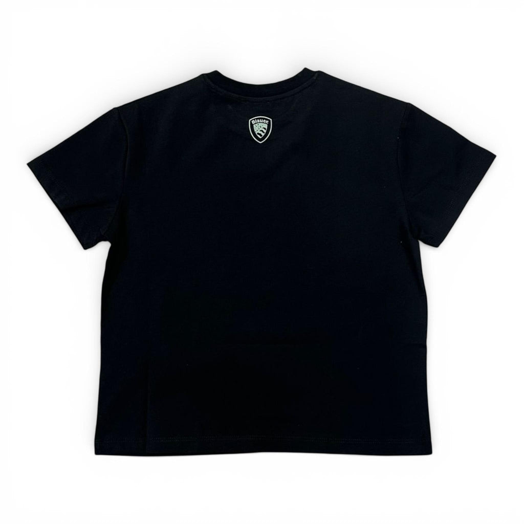 T-SHIRT IN COTONE BAMBINO NERA