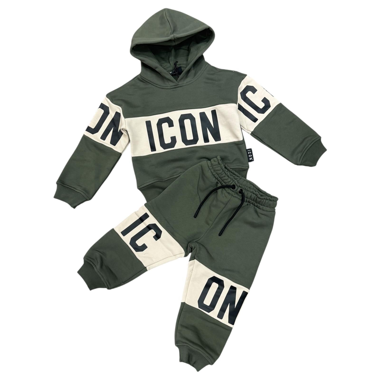 TUTA COMPLETA ICON BAMBINO VERDE