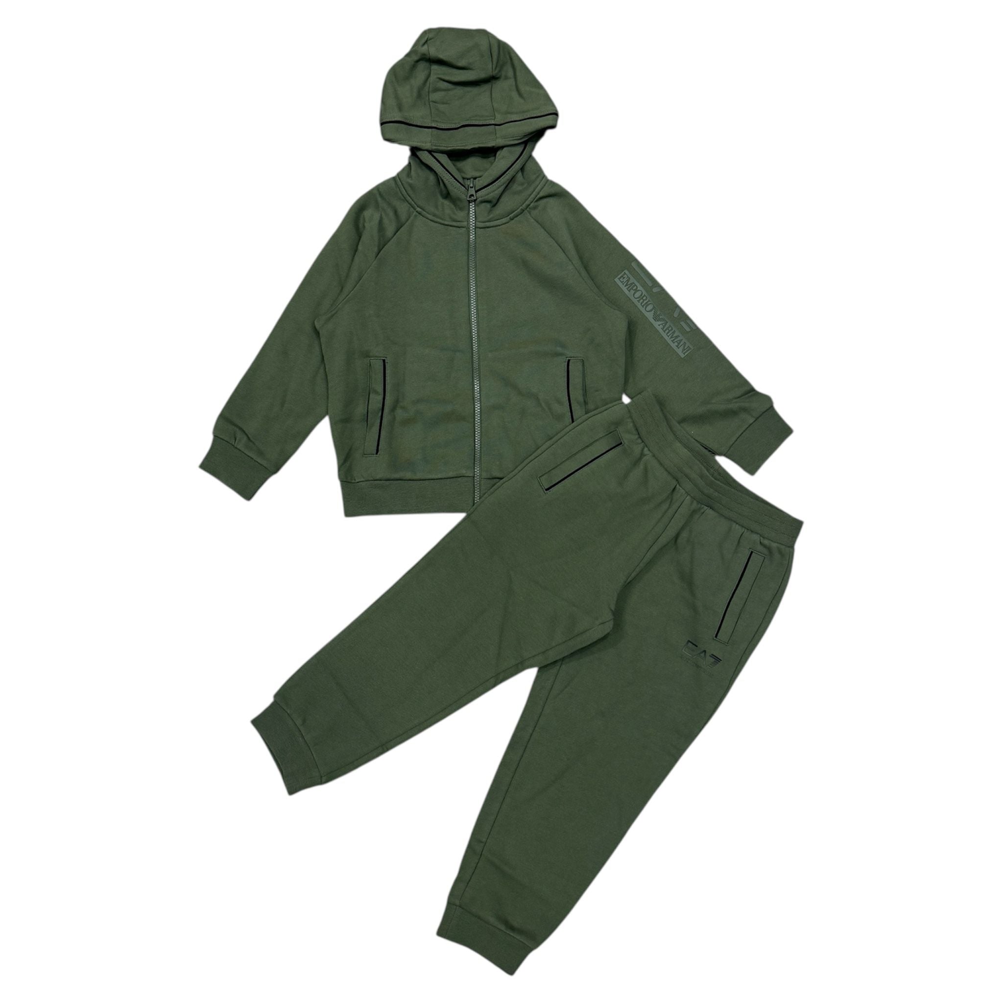 TUTA COMPLETA BAMBINO EA7 VERDE