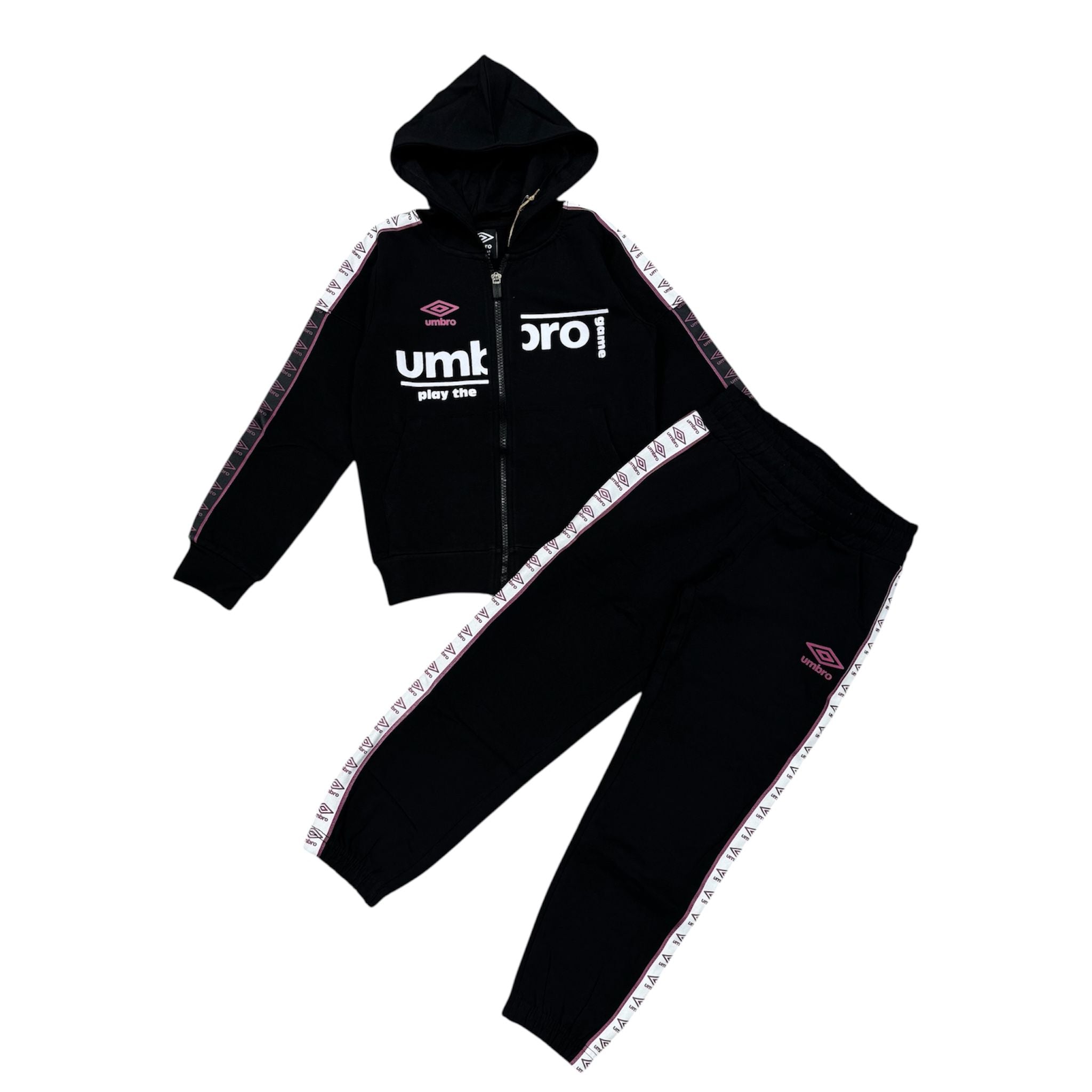 TUTA COMPLETA BAMBINA UMBRO NERA