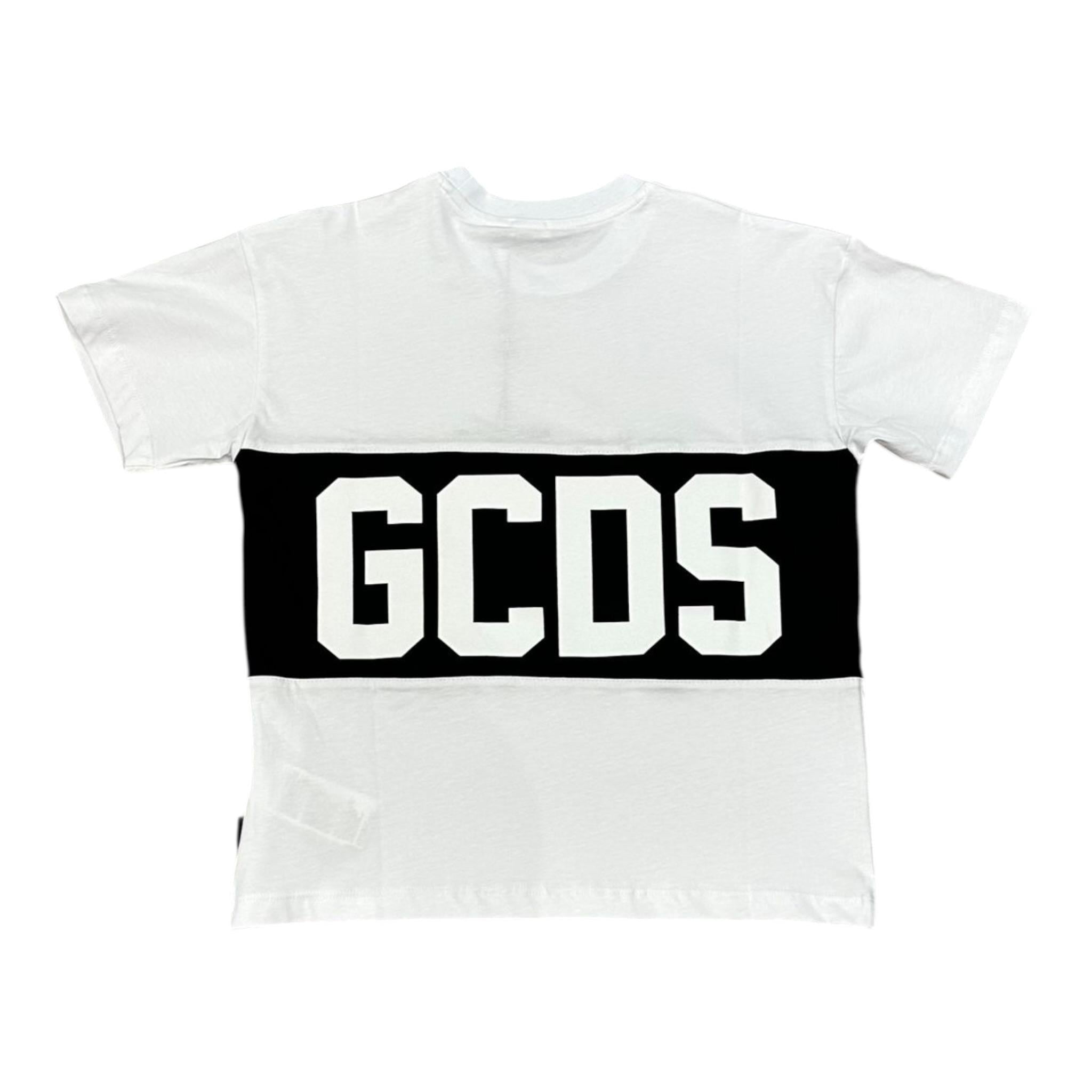 T-SHIRT BANDA LOGO BIANCA