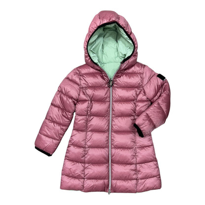 PIUMINO  REFRIGUE REVERSIBILE BAMBINA ROSA VERDE