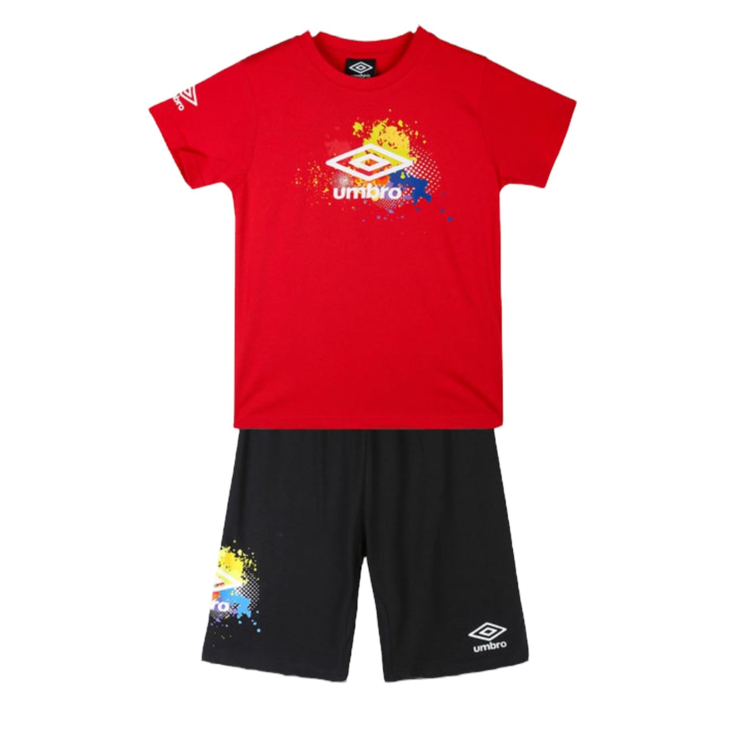 COMPLETO UMBRO BAMBINO ROSSO