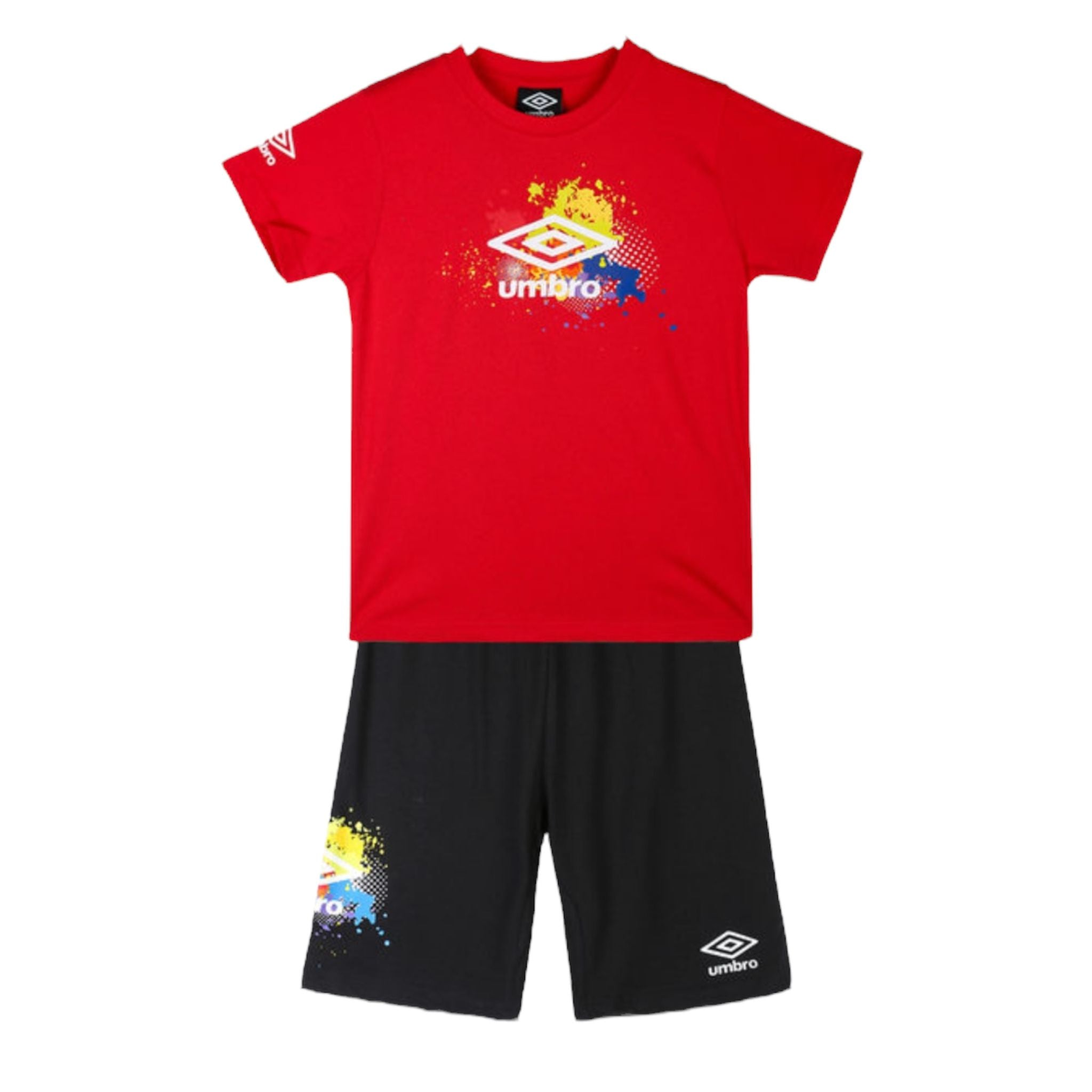 COMPLETO UMBRO BAMBINO ROSSO