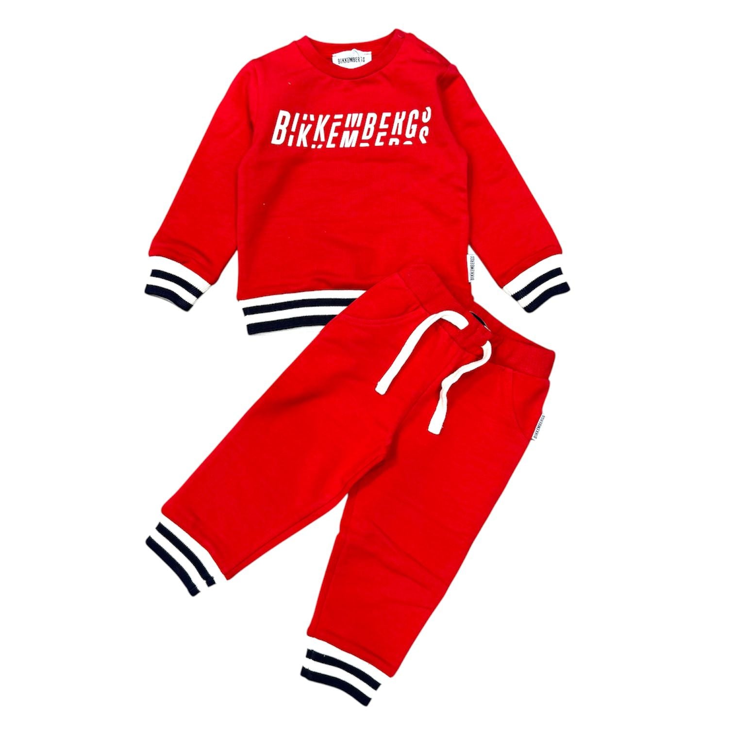 TUTA COMPERA BIKKEMERGS BAMBINO ROSSA