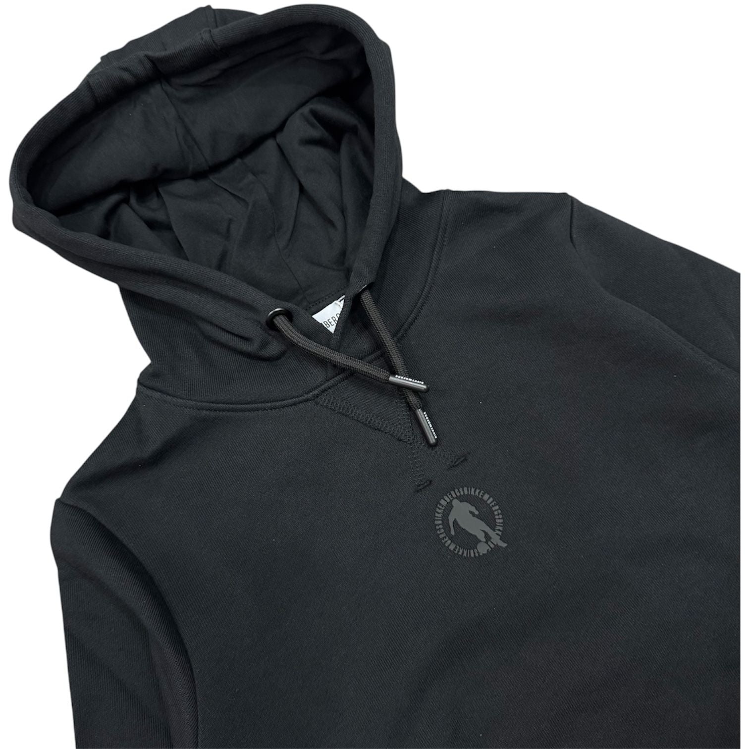 FELPA CON CAPPUCCIO BIKKEMBERGS  BAMBINO NERA