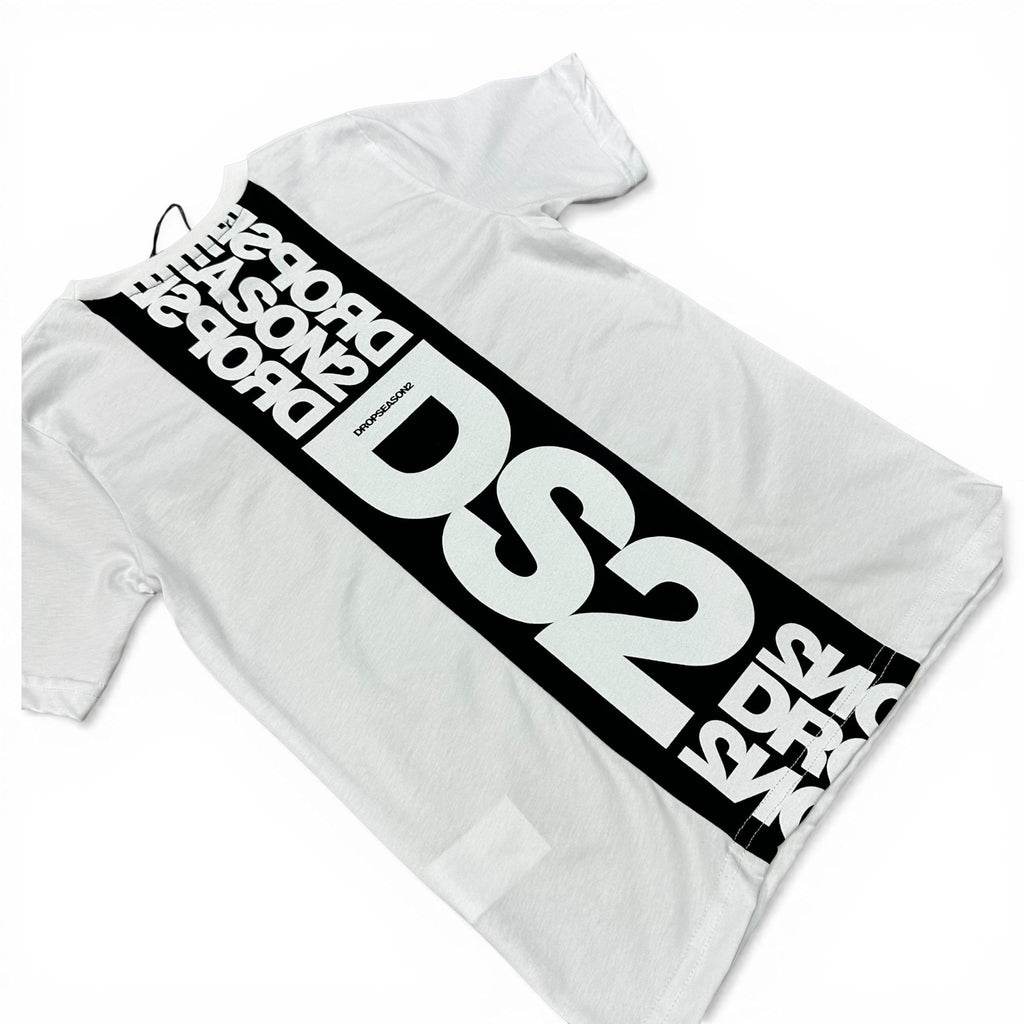 T-SHIRT LOGO BAMBINO BIANCA