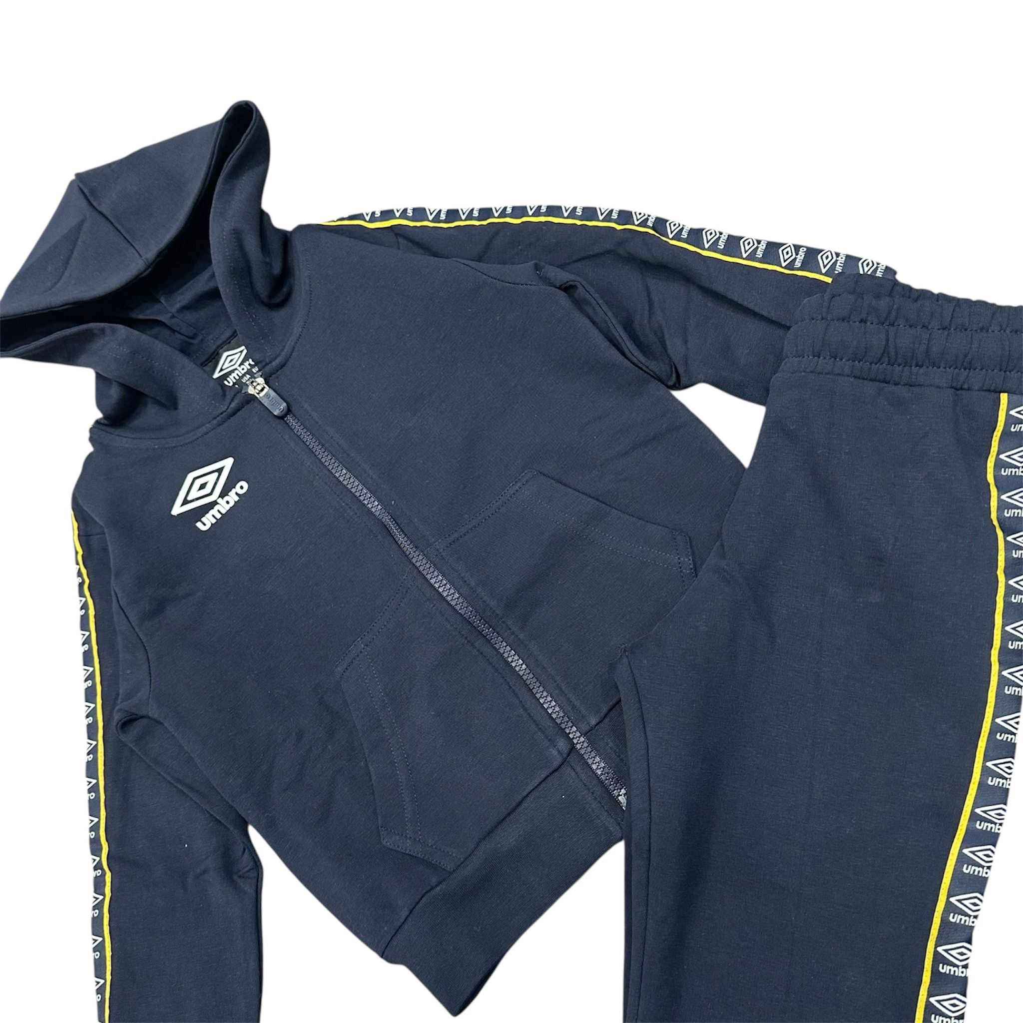 TUTA COMPLETA BAMBINO UMBRO BLU