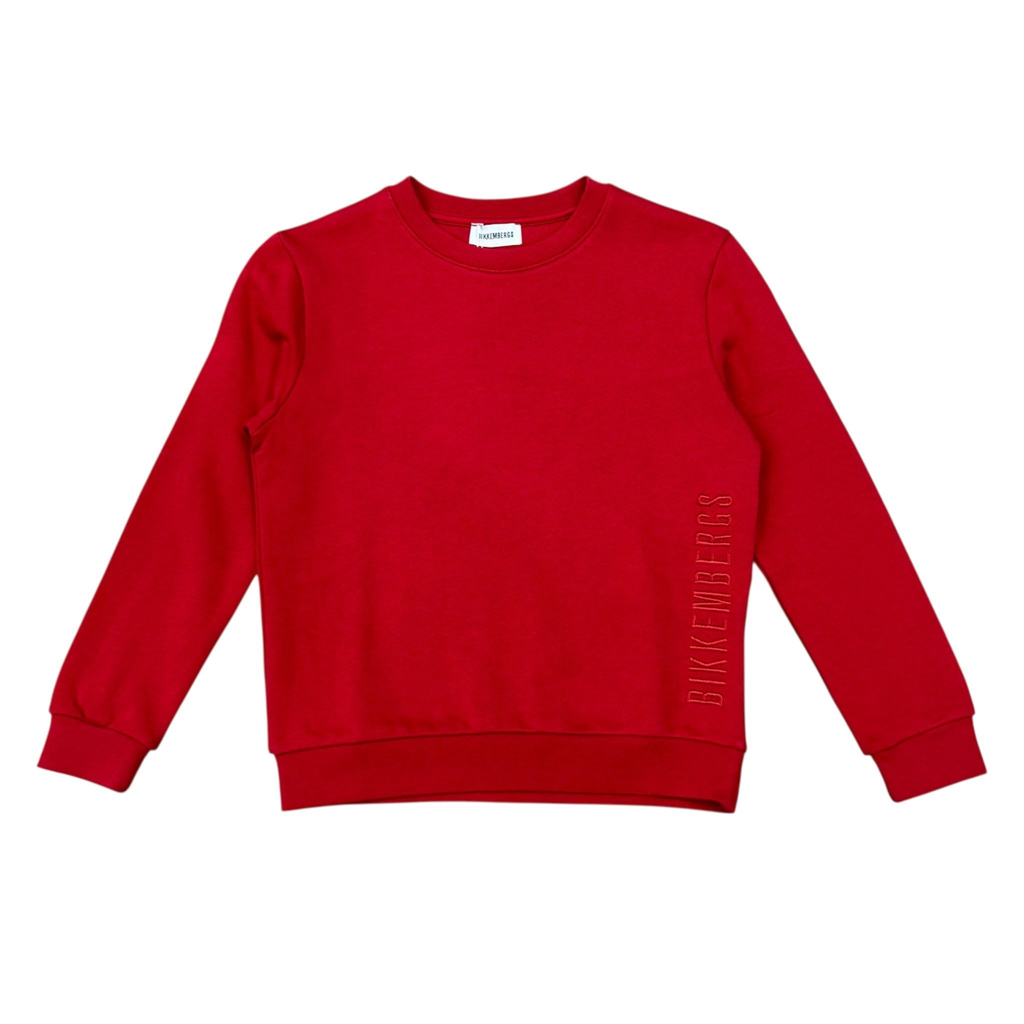 FELPA BIKKEMBERGS BAMBINO ROSSA