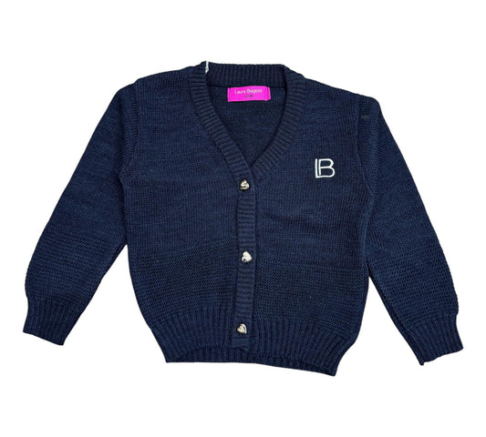 CARDIGAN LAURA BIAGIOTTI BAMBINA BLU