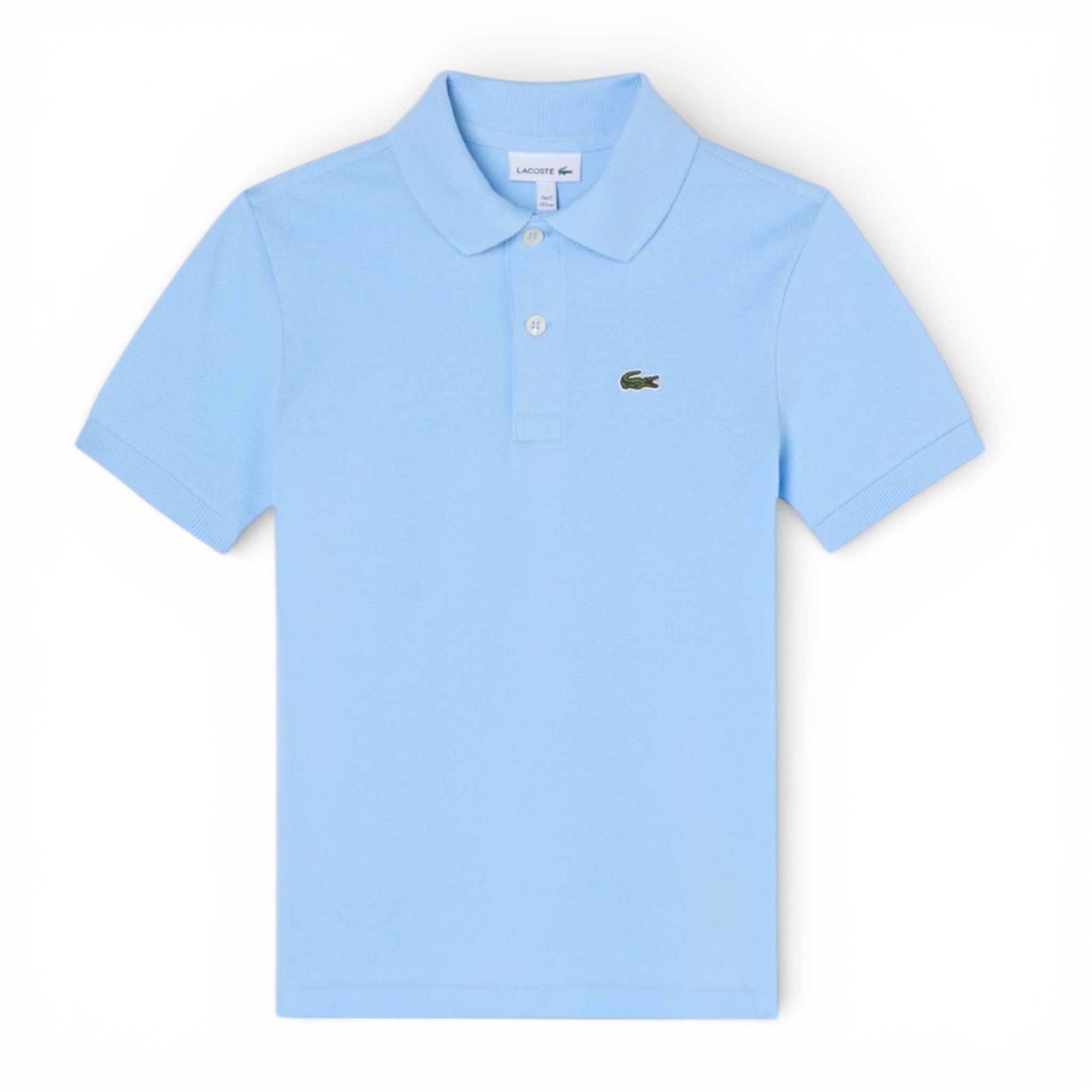 POLO IN PETIT PIQUE AZZURRO
