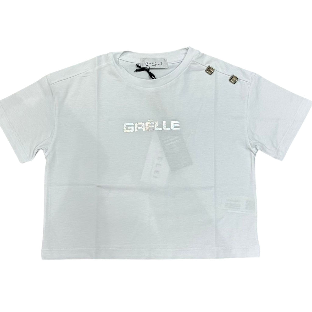 T-SHIRT BIANCA CON ACCESSORIO