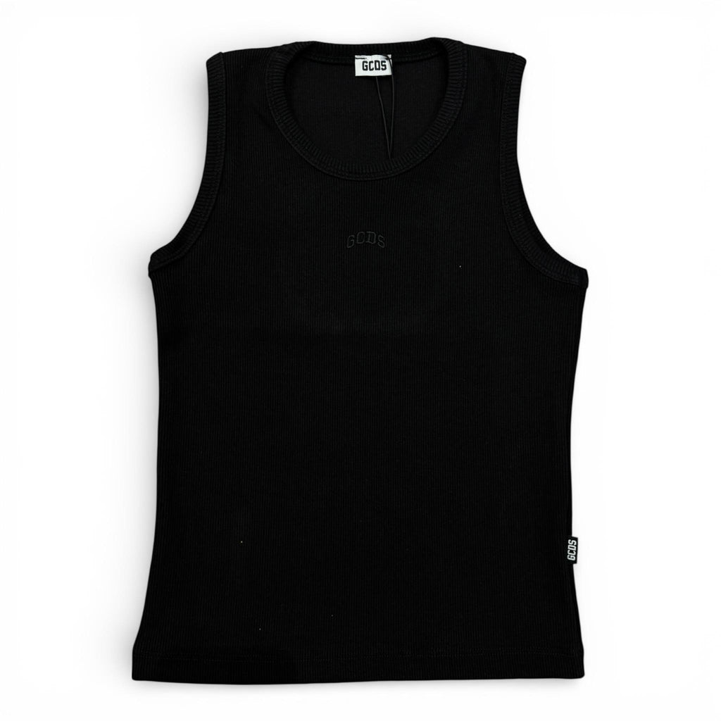 CANOTTA A COSTINE BAMBINA CON LOGO LOUNGE