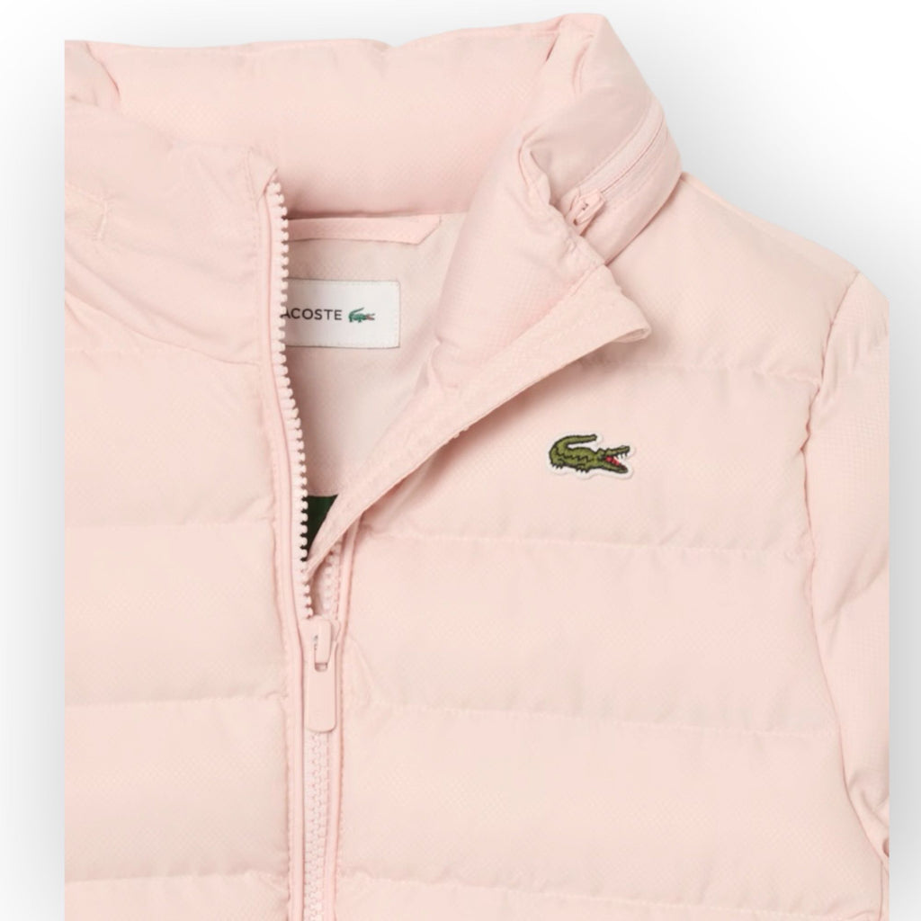 PIUMINO CON CAPPUCCIO FODERATO FELPATO ROSA
