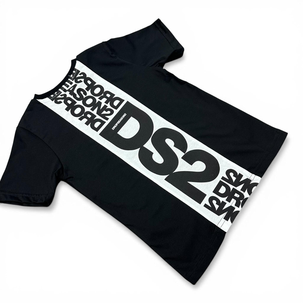 T-SHIRT LOGO BAMBINO NERA