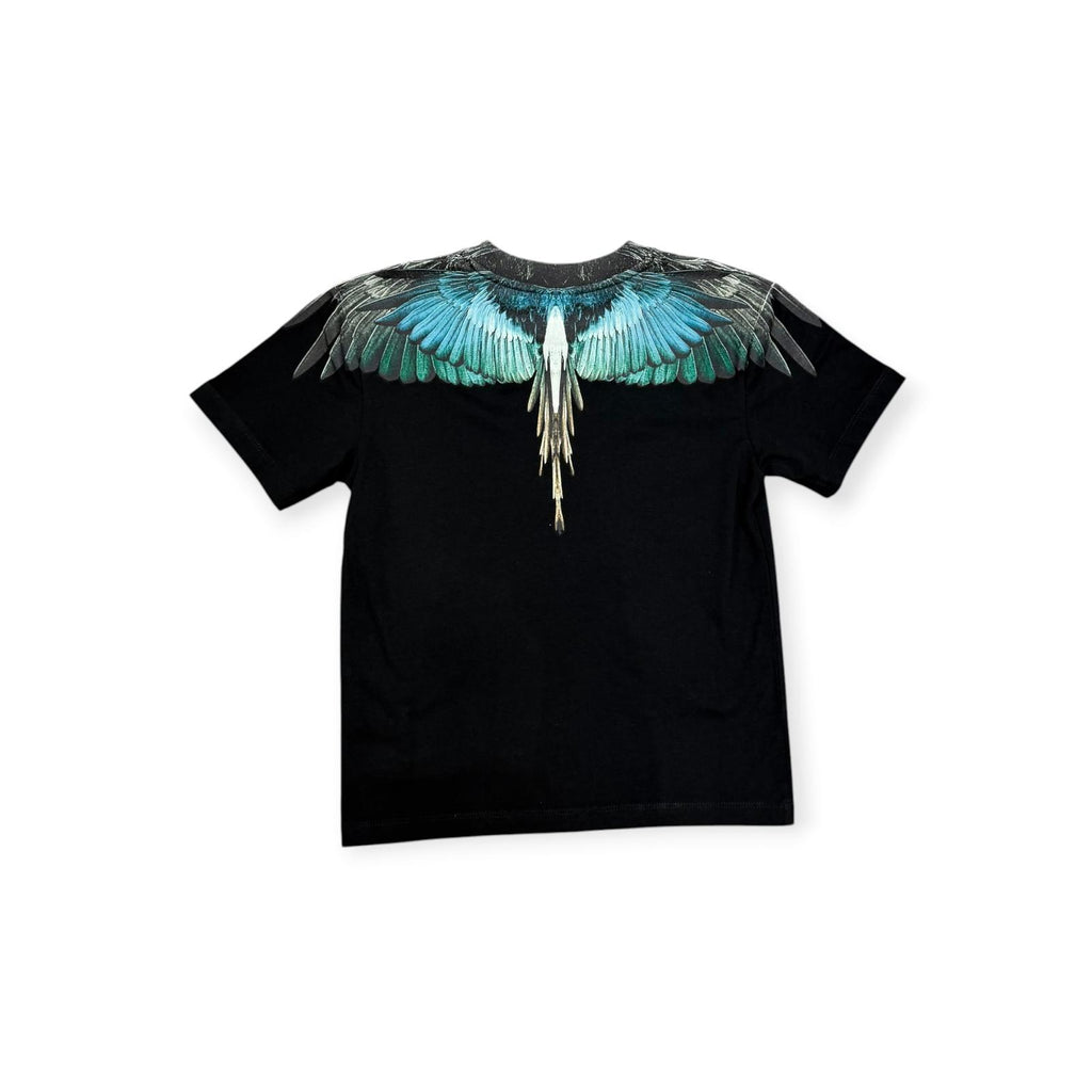 T-SHIRT GIROCOLLO BAMBINO NERA