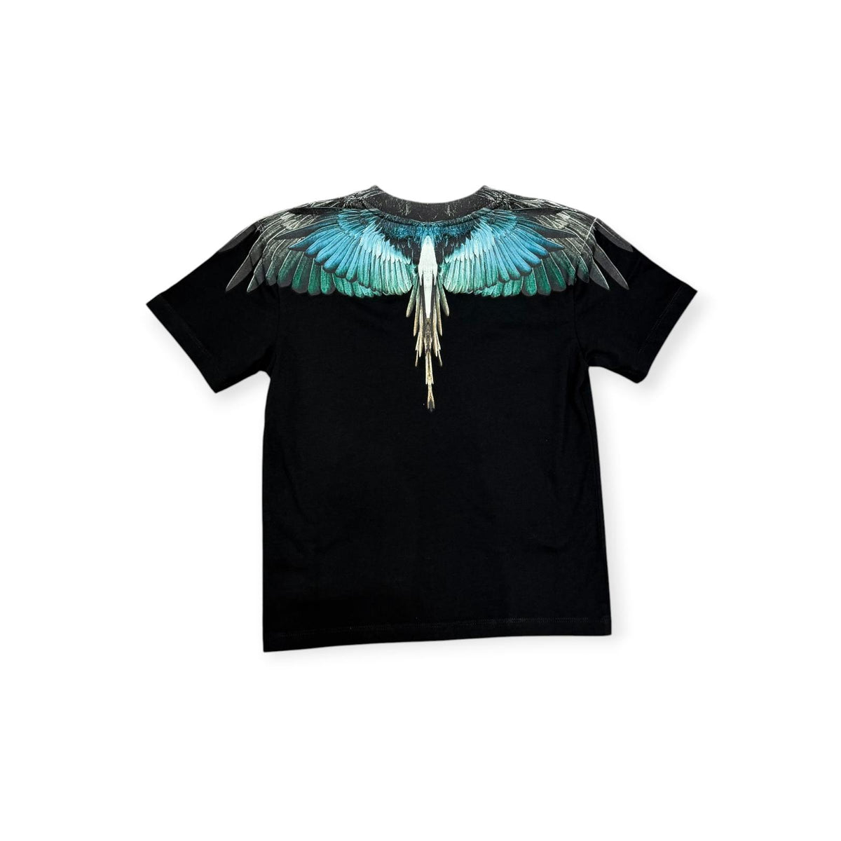 T-SHIRT GIROCOLLO BAMBINO NERA